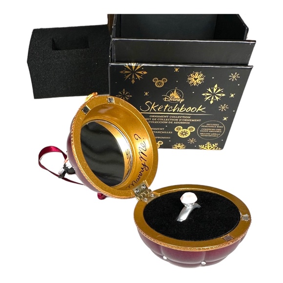 2022 Disney Parks Sketchbook Minnie Mouse Engagement Ring Holder Ornament - Picture 3 of 3